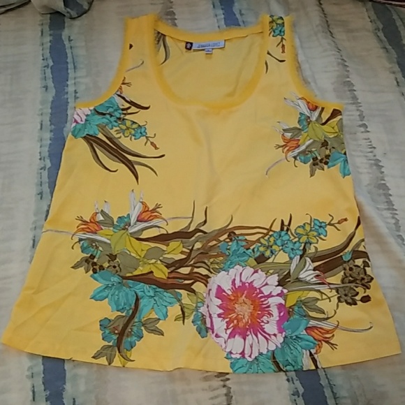 Jennifer Lopez Tops - Beautiful Silky Floral Tank